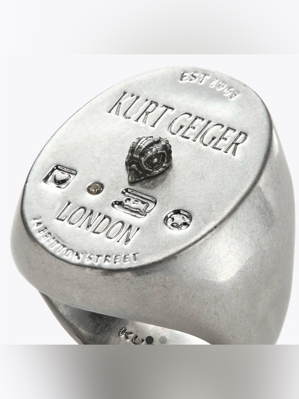 S Kurt Geiger London Ring with box - Like New!